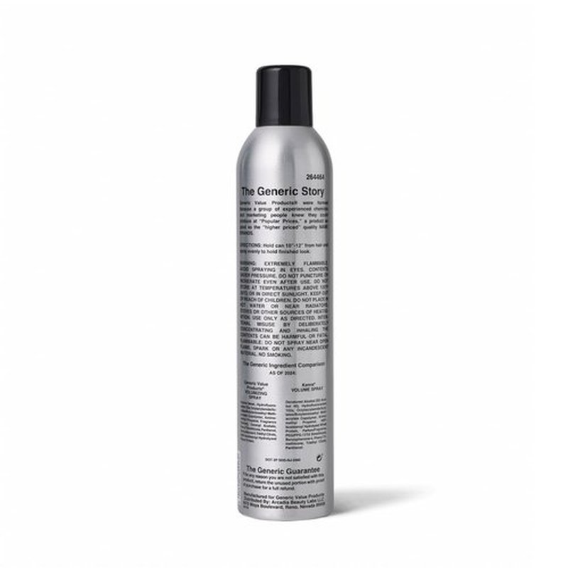 Generic Value Products Volumizing Hair Spray - Strong Hold & Humidity Resistant, 14 Oz