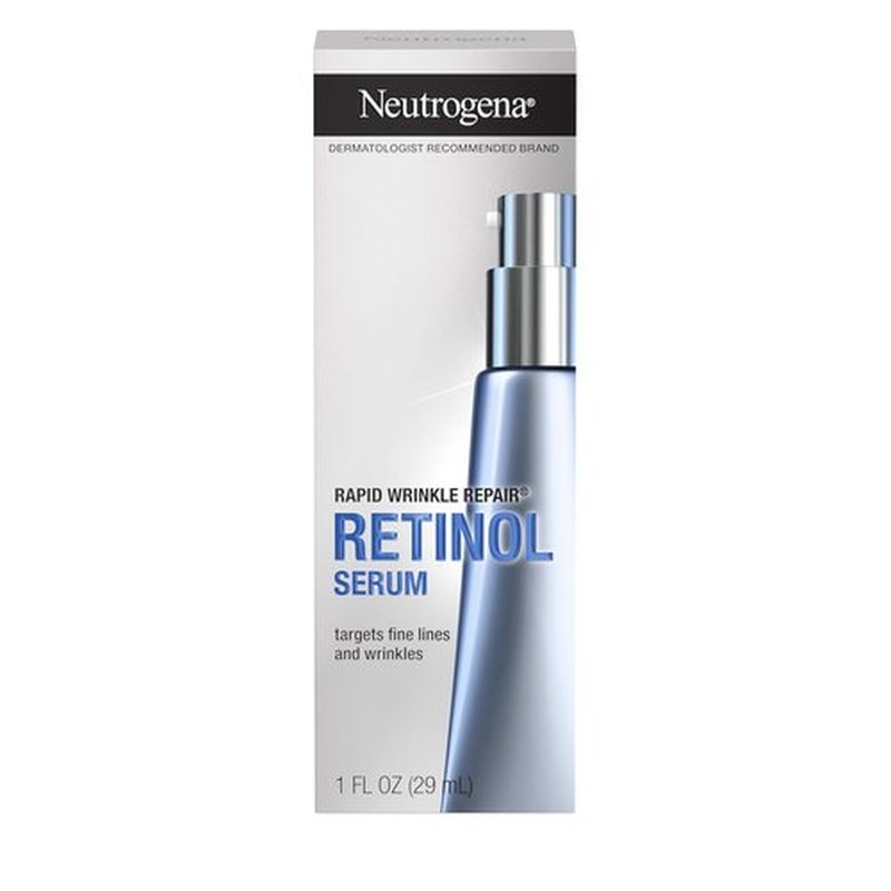 Neutrogena Rapid Wrinkle Repair Serum - Anti-Aging Retinol & Hyaluronic Acid for Fine Lines | 1 fl. oz