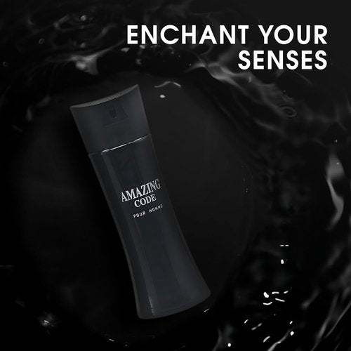 AFLUXE Men's Cologne - Amazing Code Combo Eau De Toilette | Fresh Romantic Scent, 3.4 Fl Oz Each