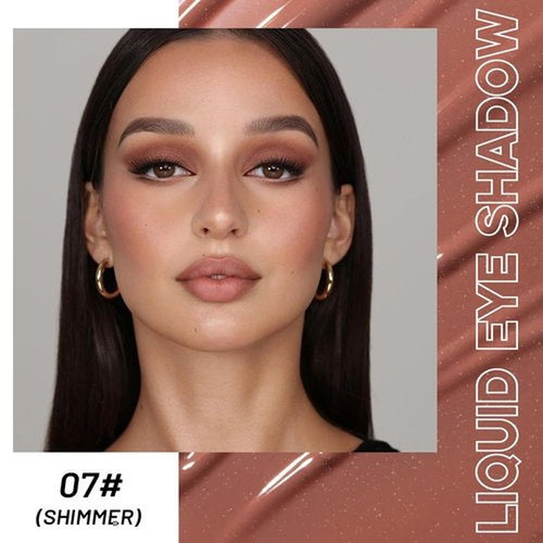 **Regine Switzerland Warm Apricot Shimmer Liquid Eyeshadow - Longwear, Highly Pigmented & Blendable Cream**