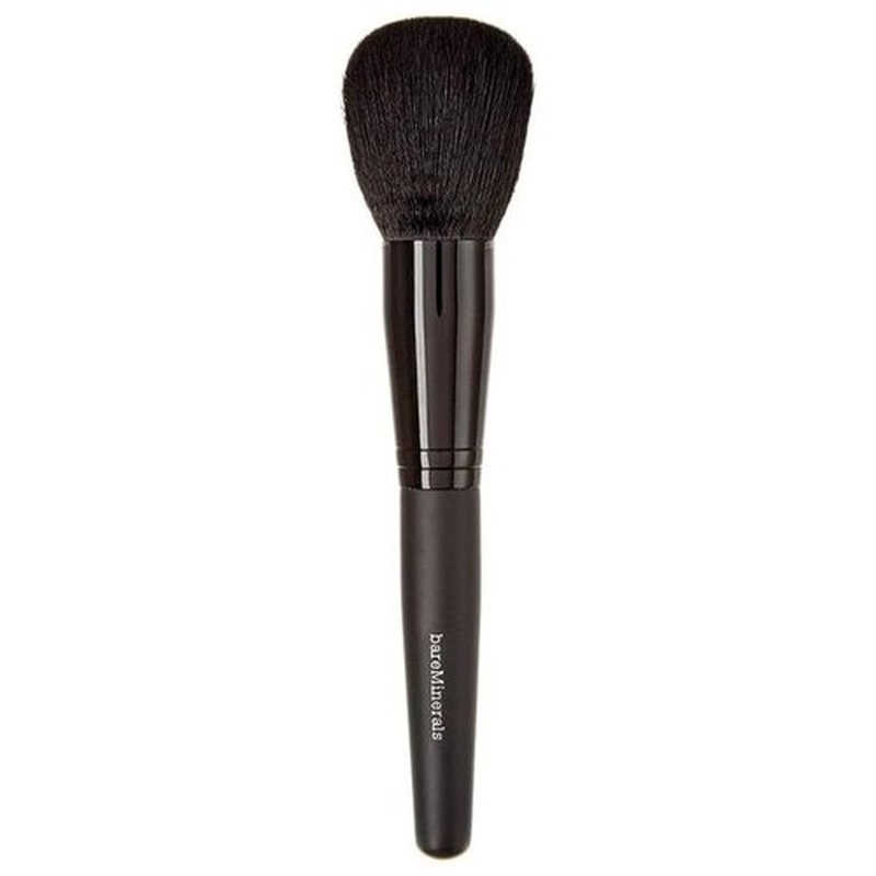 bareMinerals Supreme Finisher Makeup Powder Brush - Vegan Synthetic Fibers for Setting Powders, Highlighters & Bronzers
