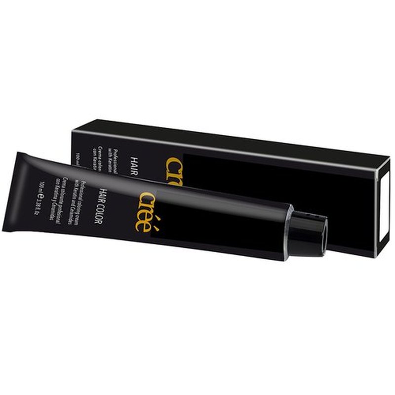 Cree Professional 1 - Black Permanent Hair Color - Long Lasting, Rich Vibrant - Gray Coverage 100ml - 3.4 fl.oz.