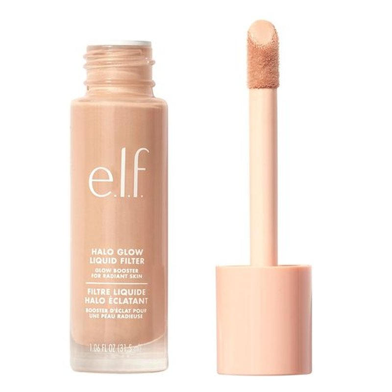 e.l.f. Halo Glow Liquid Filter - Complexion Booster for Glowing Skin | Vegan & Cruelty-Free, 4 Medium