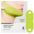 Nascence V-Line Lifting， Cactox Collagen Double Chin Lifting Band for Sagging Jawline & Facial Puffiness Jaw and Chin Lifting Improvement 4 pcs (1 pcs)