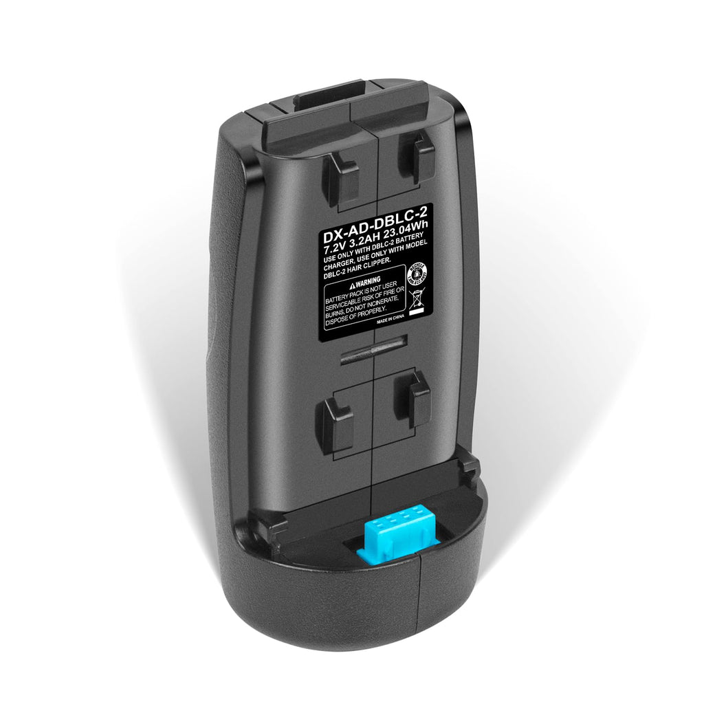 Renekton DBLC-2 Battery for Supra ZR II & Pulse ZR II Cordless Clippers fits for 79170, 79025, 79005, 561458, 560470 (3200mAh / 7.4V)