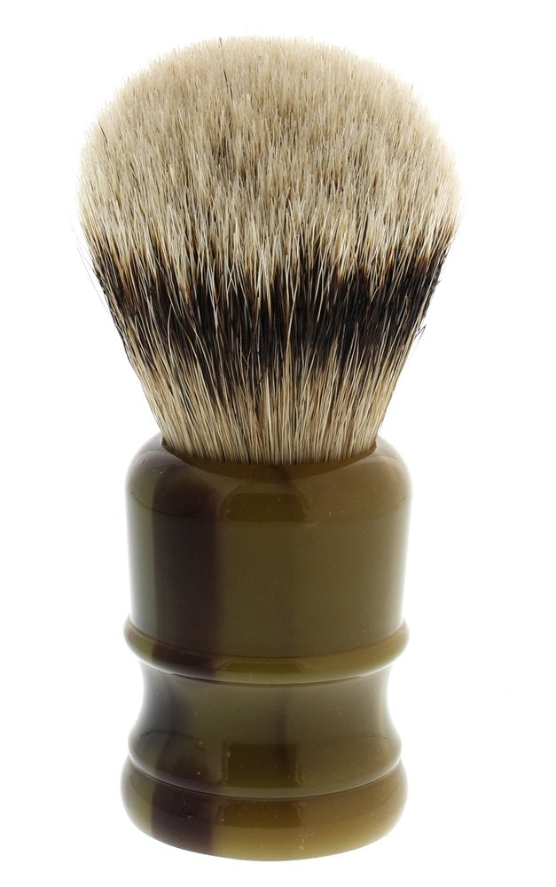 West Coast Shaving 100% Silvertip Quality Shaving Brush with Dense Knot. (Tortoise-Torch)
