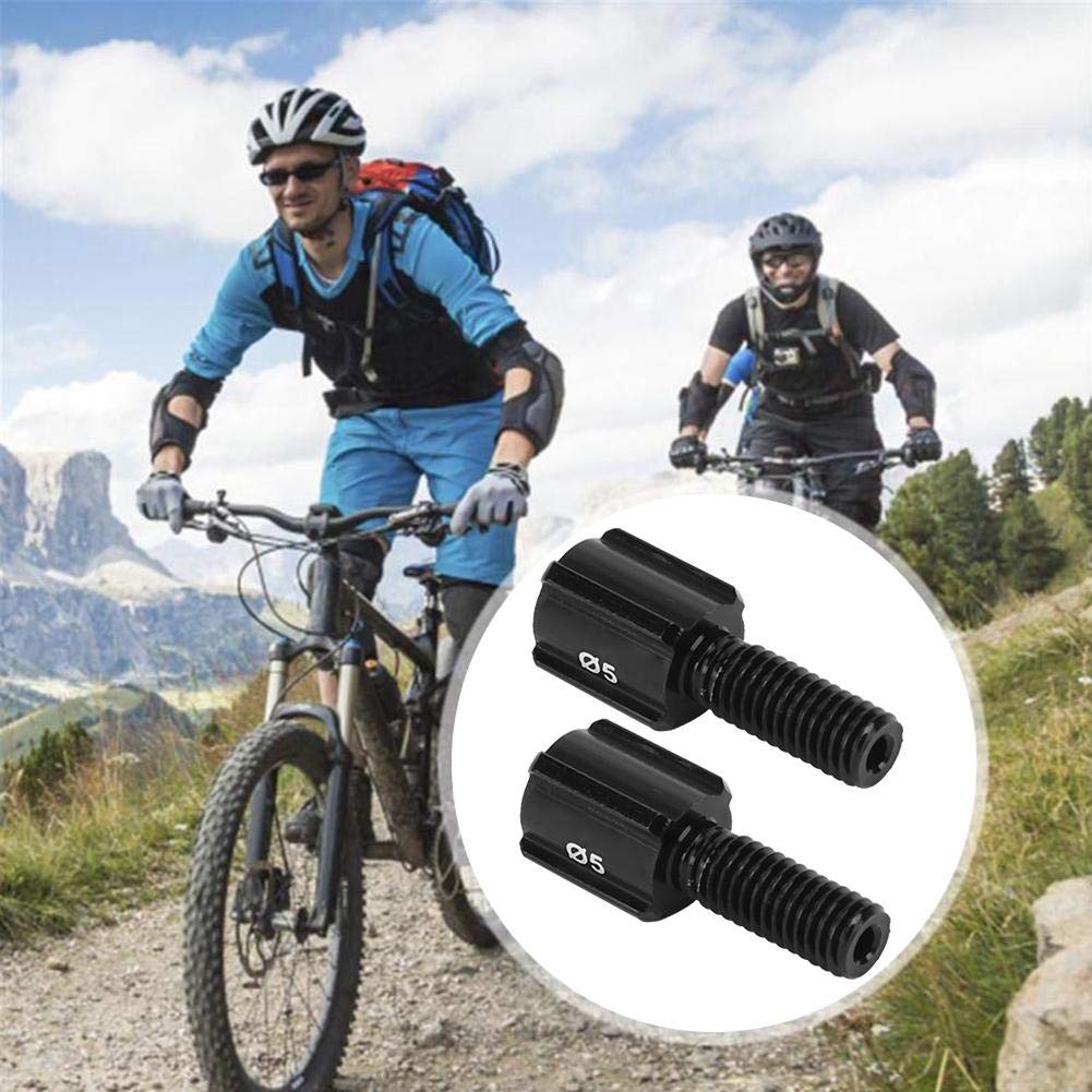 10PCS Cycles Brake Part Lever Rear Derailleur Brake Cable Line Thumb Shifter Screw Lever Adjusting Barrel(RC122-M5) Cable Adjuster