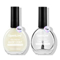 OpenLive Nail Polish Set - Quick Dry Base & Top Coat | 16.5ml High-Gloss Finish for DIY Nail Art