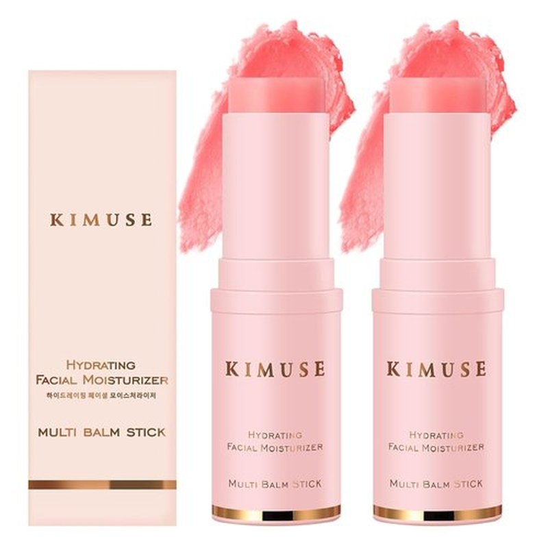 KIMUSE Hydrating Multi Balm Stick - All-in-One Lip Balm, Eye Cream & Neck Cream for Moisturizing Skin