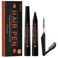 3-Pack Beard Pencil Filler for Men (Black), Four-fork Tip Beard Styling Pen, Waterproof Sweat Proof Long Lasting Beard Pencil,Effectively Enhances Facial Hair