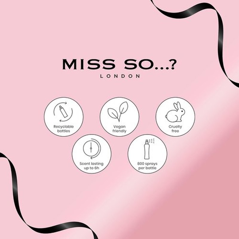 So…? Secret Crush Eau de Parfum for Women - Vegan Fragrance with Jasmine & Cherry Blossom - Travel Size 1.7 oz