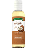 Nature's Truth Coconut Oil for Skin | Unscented Liquid Oil | Pure Plant Based | Paraben and Gluten Free | 4 oz