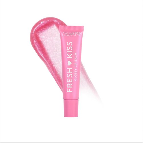ColourPop Fresh Kiss Glossy Lip Balm - Hydrating Peptide & Hyaluronic Acid Formula - Pearlescent Raspberry Crème (0.49 oz)