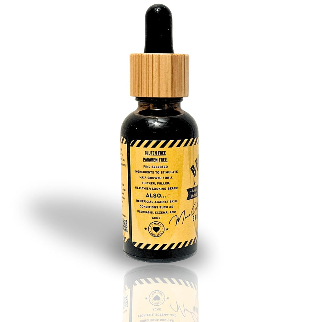 MANE CRAFTERS Beard Oil for Men – Big Squeeze Vanilla Citrus – Made with Natural Ingredients to Promote Healthy Beard Growth, Soften & Nourish for a Fuller-Looking Beard – 1 oz