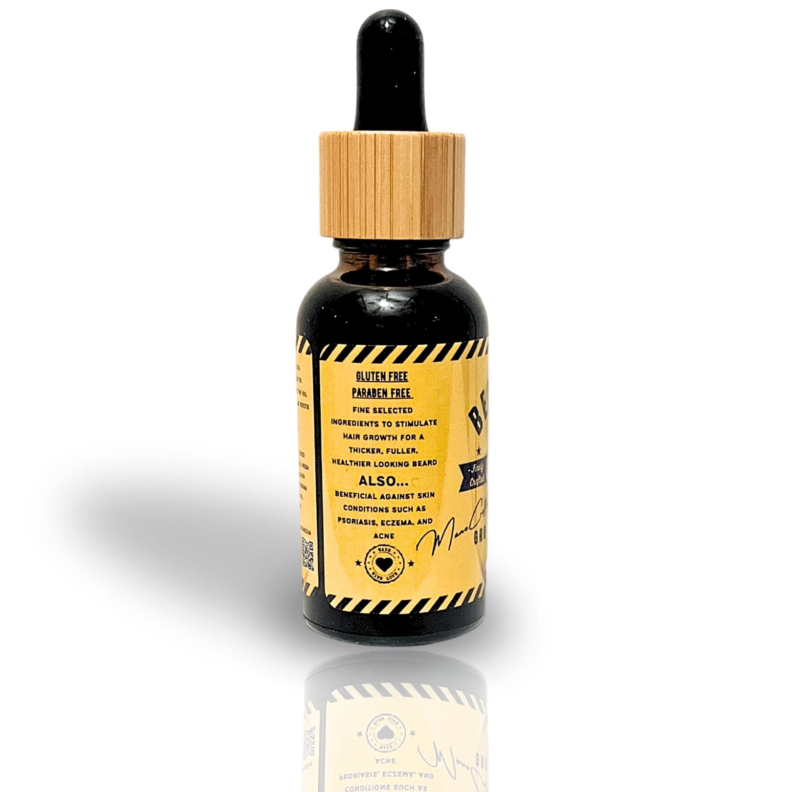 MANE CRAFTERS Beard Oil for Men – Big Squeeze Vanilla Citrus – Made with Natural Ingredients to Promote Healthy Beard Growth, Soften & Nourish for a Fuller-Looking Beard – 1 oz