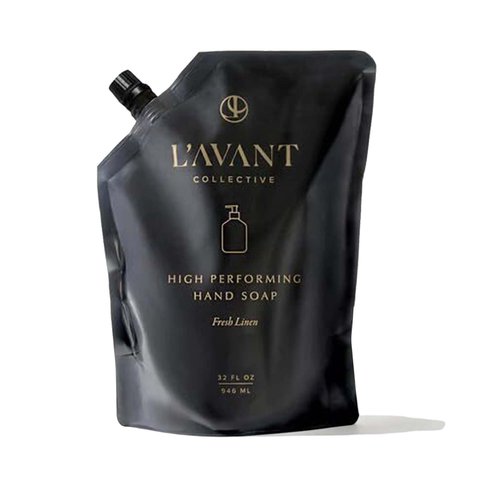 L'AVANT Collective High Performing Hand Soap Refill | Luxurious Ingredients for Soft & Smooth Hands | Fresh Linen Scent | 32 FL oz/946 mL