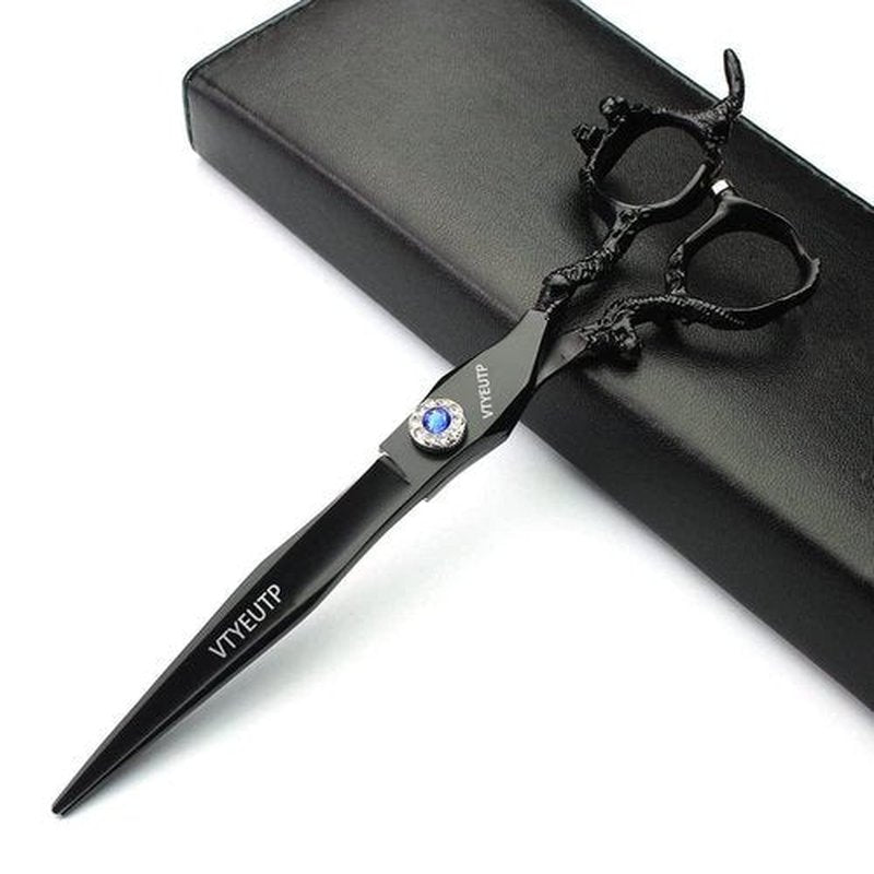 Professional 7-Inch Barber Hair Cutting Scissors - Japanese Stainless Steel Salon Scissors - professional hairdresser hair trim and hairstyle Cutting shears