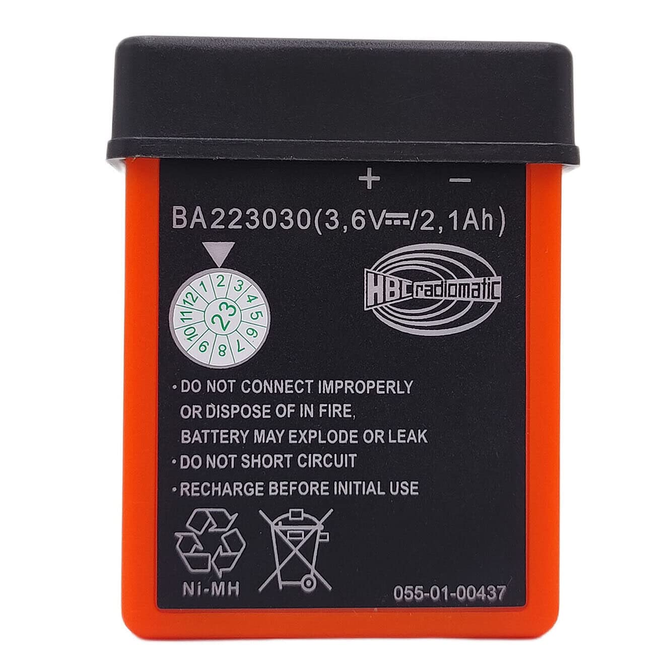 (2Pcs BA223030 Batteries + 1Pc Charger) 3.6V 2100mAh BA223030 HBC Remote Control Rechargeable Battery with AC 100V ~ 240V D-74564 QA108600 Charger