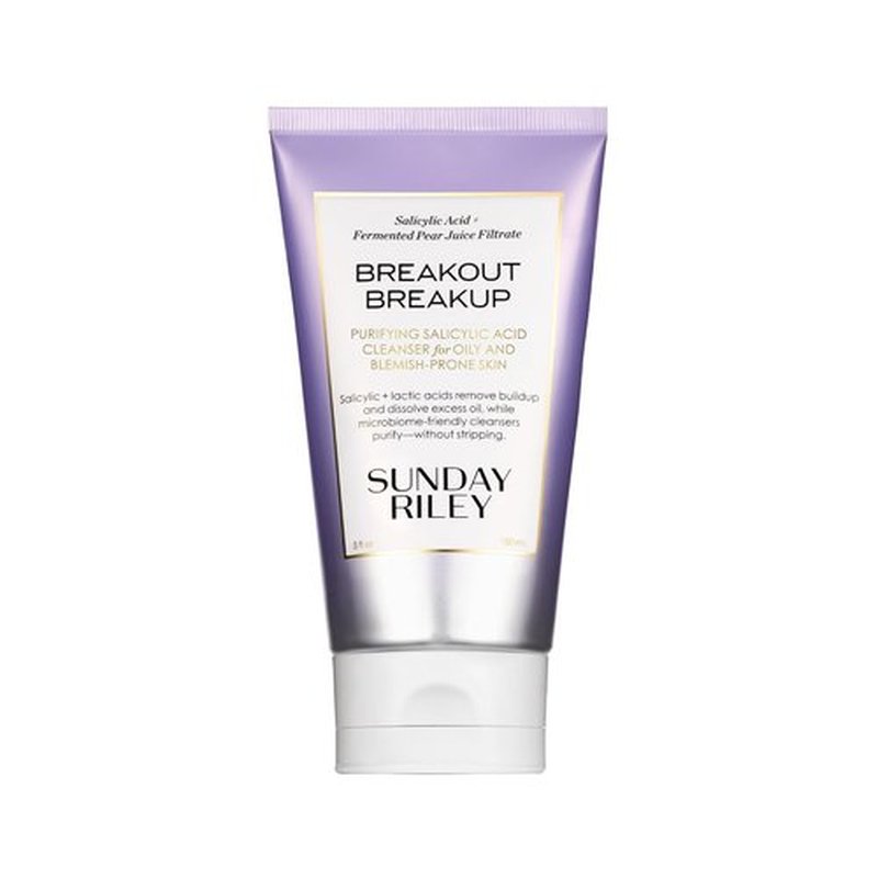 Sunday Riley Salicylic Acid Cleanser - Breakout Breakup Formula for Blemish-Prone Skin