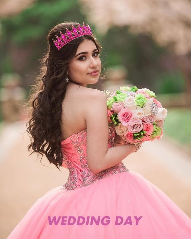 TOBATOBA Hot Pink Tiaras and Crowns for Women, Crystal Wedding Tiara for Bride Queen Crown, Royal Princess Quinceanera Headpieces for Birthday Prom Pageant Halloween Cosplay