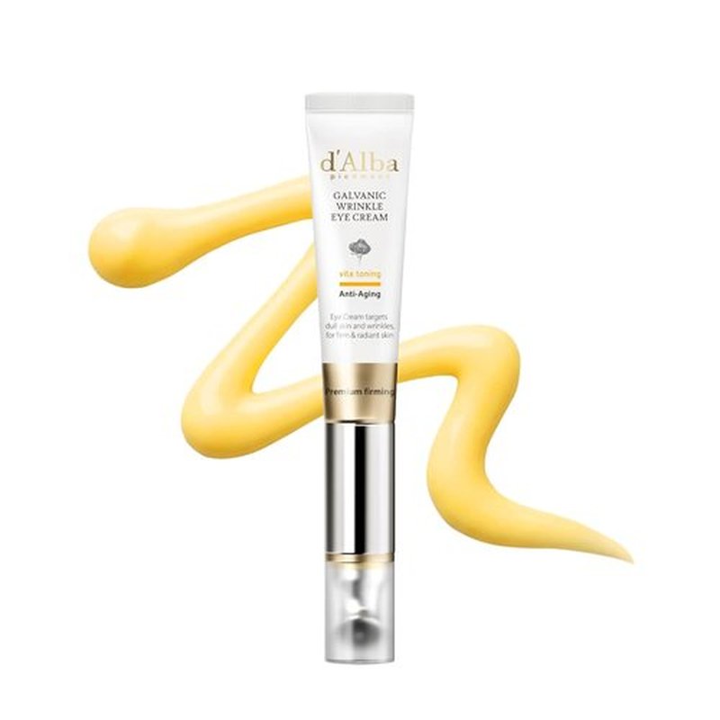 d'alba Piedmont Vita Toning Galvanic Eye Cream - Hydrating & Firming with White Truffle, Collagen & Vitamin C | 0.51 fl oz