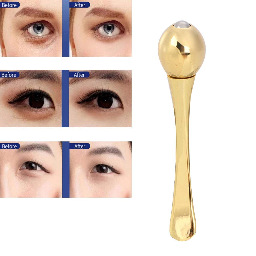 Yinhing Eye Massager Wand, Eye Cream Spoon Roller Wrinkle Remove Applicator Scoop for Anti-aging Dark Circle Reduce Puffiness and Fine Lines