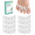 Welnove Toe Spacer Bunion Corrector - 8 Pcs Tea Tree Oil Infused Gel Toe Separator to Restore Hammertoes,Bunion Pads for Women Men, Fits for Yoga Practice