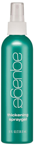 Aquage Thickening Spray Gel - Firm Hold Volume Spray with Ultraflex Technology & AlgaePlex - 8 oz