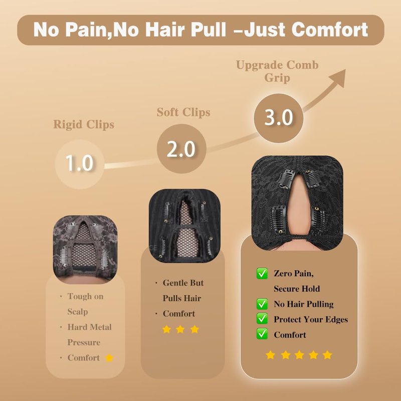 V Part Wig Human Hair Body Wave Upgrade U Part Human Hair Wigs With Adjustable Drawstring 250% Density Glueless No Leave Out V Shape Wigs Full Head Clip In Half Wig For Women (Natural Black, 16 Inch)