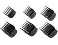 Anrom Magnetic Clipper Guards for Wahl Clippers with Magnetic Clip Professional Hair Clipper Guards Cutting Guides - length from 3/8'', 1/2'', 5/8'', 3/4'', 7/8'', 1'', 5 Pack
