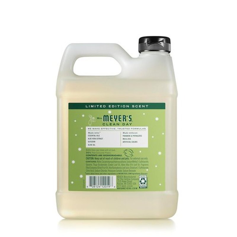 Mrs. MEYER'S CLEAN DAY Hand Soap Refills 33 FL OZ, (Iowa Pine + Snowdrop) (Variety Pack)