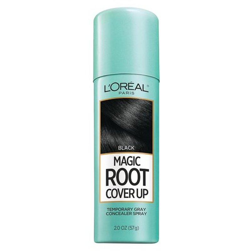 L'Oreal Paris Magic Root Cover Up - Gray Concealer Spray for Black Hair | 2 oz.