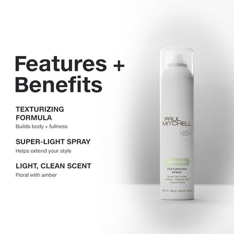 Paul Mitchell Texturizing Spray - Defines Texture & Builds Volume for All Hair Types