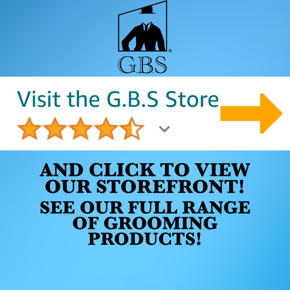 G.B.S Plastic Polished Mirror Shaving Brush for Wet Shave Using Shaving Cream & Soap- Best Shave of Your Life for Safety Razor, Double Edge Razor, Straight Razor or Shaving Razor