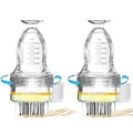 Minoxidil Applicator，Hair Oil Applicator，Scalp Serum Comb，Apply The Liquid Directly To The Scalp，Auxiliary Hair Growth Tool，Deeply Nourish Roots (2 PCS)