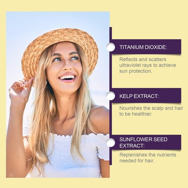 Skiennix Hair And Scalp Sunscreen Spray SPF 30 - Prevents Fading & Sunburn | UV Defense, 1 Pc