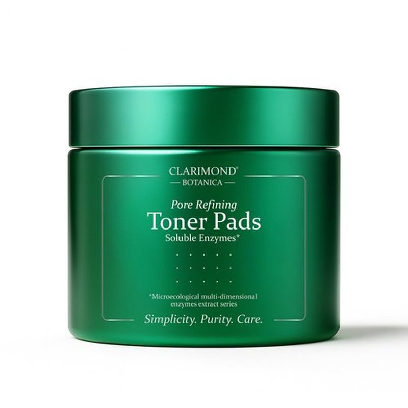 50 Count Pore Refining Toner Pads – Glowing Facial Toning w/Niacinamide, Fermented Botanicals & Soluble Enzymes – Hydrating Facial Pads for Daily Use, Smooth Skin Texture, All Skin Types, 4 fl oz
