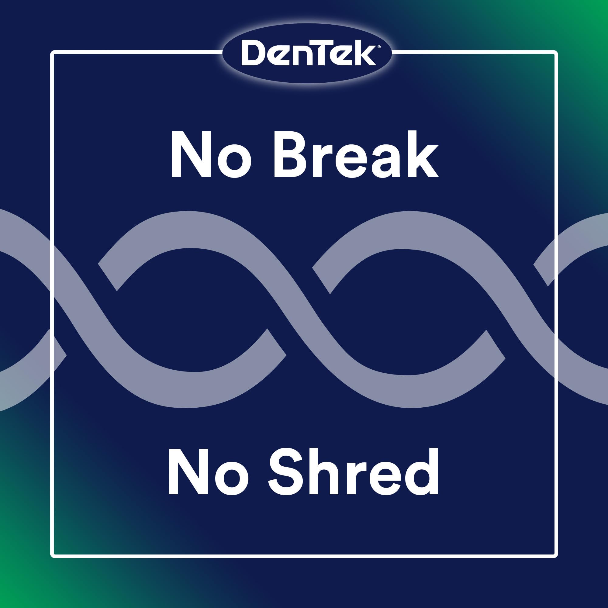 DenTek Advanced Clean Floss Picks with No Break & No Shred Dental Floss, Plaque Remover, 20 Count, Pack of 6