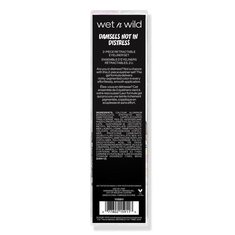 wet n wild Scooby Doo Collection Damsels Not In Distress 2-Piece Retractable Eyeliner Set