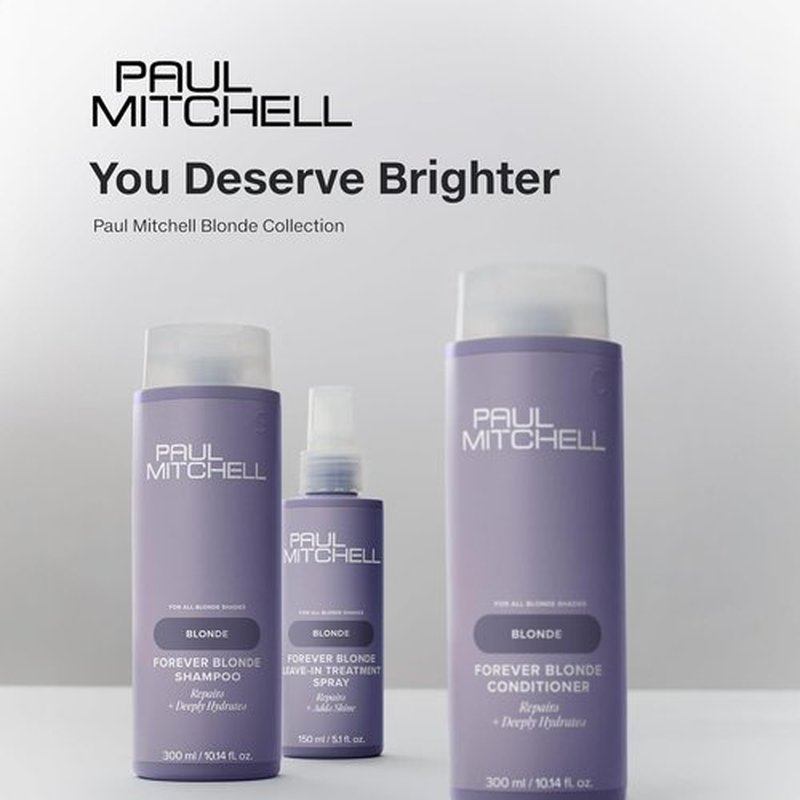 Paul Mitchell Forever Blonde Conditioner - Deeply Hydrates & Repairs Bleached Hair | 33.8 Fl Oz