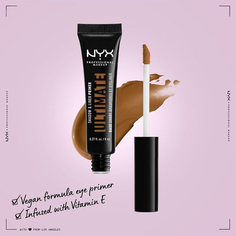 NYX PROFESSIONAL MAKEUP Ultimate Shadow & Liner Primer - Deep Eyeshadow & Eyeliner Base for Long-Lasting Wear