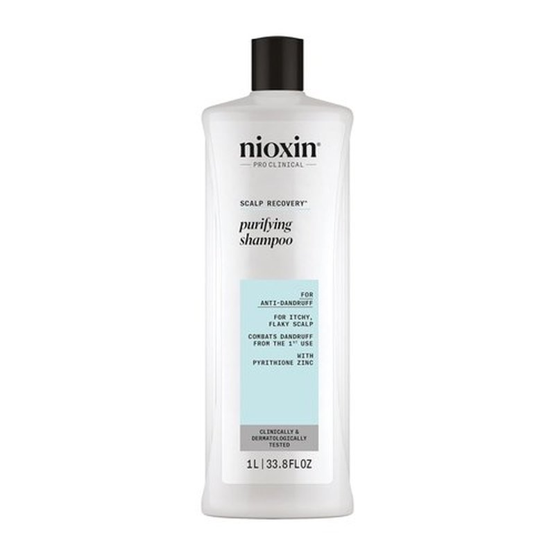 Nioxin Scalp Recovery Purifying Shampoo - Anti-Dandruff Solution for Itchy, Flaky Scalp | Pyrithione Zinc Formula