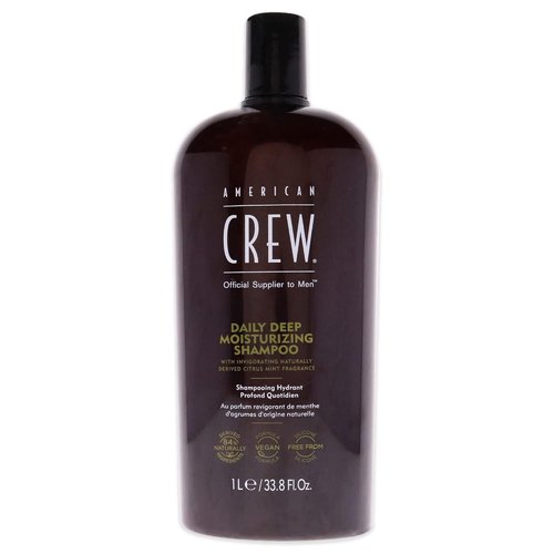 American Crew Daily Moisturizing Shampoo - Hydrating Formula for Soft, Healthy Hair | 33.8 Ounce