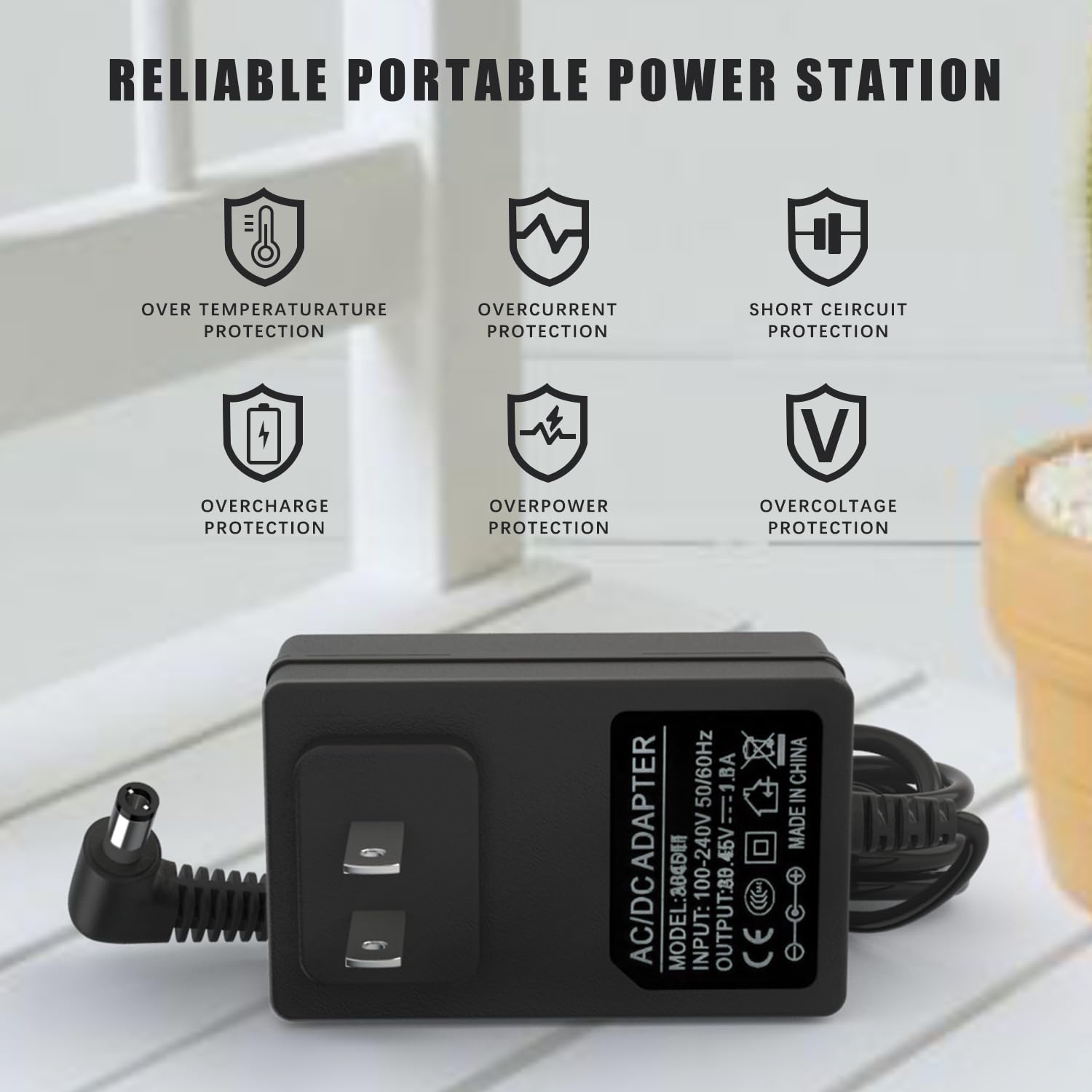 26.1V Charger for Dyson V6 V7 V8 Cordless Vacuum Cleaner, Replacement for Dyson DC58 DC59 DC61 DC62 SV03 SV04 SV05 SV06 Cordless Vacuum Charging Power Cord