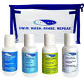 TRISWIM Chlorine Removal Shot Set - Travel Size Shampoo, Conditioner, Body Wash & Lotion | 2oz Each