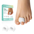 Welnove Toe Separator for Overlapping Toes - 12 PackToe Spacers for Bunions - Toe Corrector for Hammer Toes, Realign Crooked Toes - Preventing Rubbing Relieve Pressure (Medium, White)