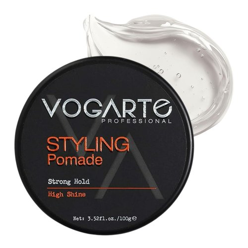 Regine Switzerland Hair Styling Pomade - Strong Hold, Medium Shine, Water-Based, 3.52 oz