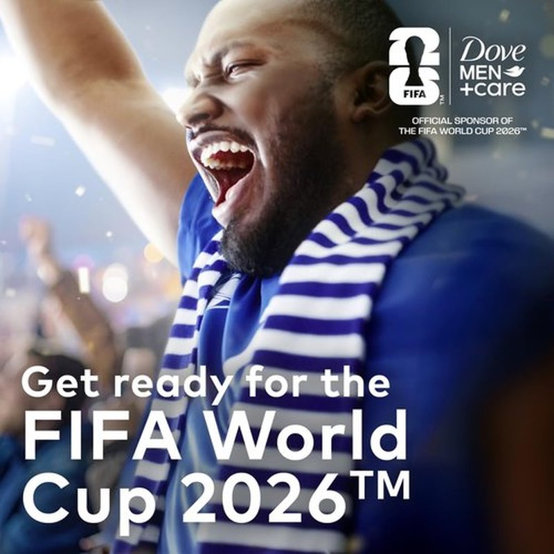 DOVE MEN + CARE Limited Edition FIFA Body Wash & Deodorant Regimen Pack 2 Count Striker Swag for Men for Hydrated Soft Skin & Odor Control