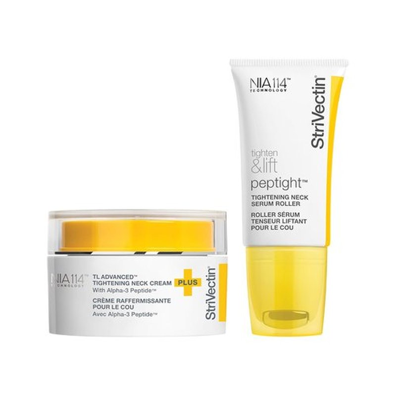 StriVectin Neck Cream & Serum Roller Set - Anti-Aging Formula for Smoother, Youthful Skin