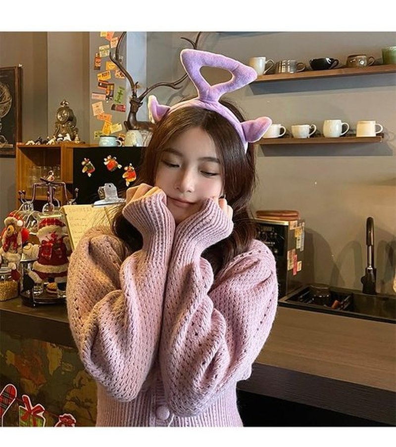 PHQOORYTH Womens Headbands Ears Fashion Headwear Cut Hairband Hair Costume Accessories for Adult Halloween Cosplay Party Decorations